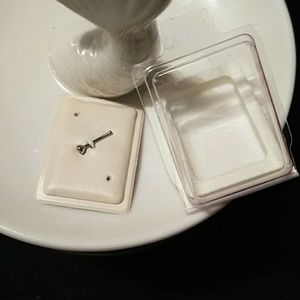 St.Steel Nose Ring Jewelry - 💖 NWT Stainless Steel Nose Ring With Pink CZ Diam St.Steel Nose Ring Jewelry - 💖 NWT Stainless Steel Nose Ring With Pink CZ Diam